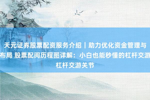 天元证券股票配资服务介绍｜助力优化资金管理与交易布局 股票配阅历程图详解：小白也能秒懂的杠杆交游关节